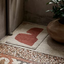 Lay Badematte Parchment/Rust