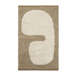 Lay Badematte Dark Taupe/Off White 50x70