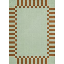 Gulvteppe Teklan Frame Pistachio Camel