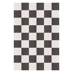 Gulvteppe Chess Black and White