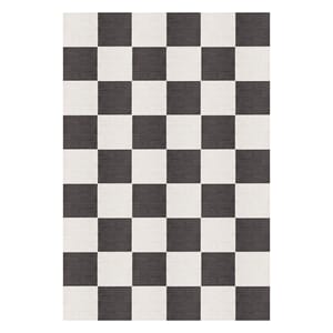 Gulvteppe Chess Black and White