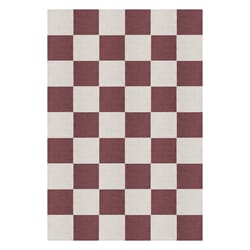 Gulvteppe Chess Burgundy