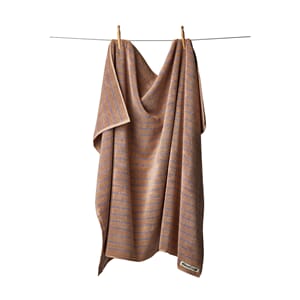 Badehåndkle Camel & Ultramarine 100x150