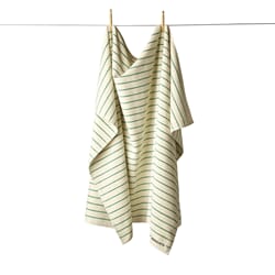 Badehåndkle Pure White & Grass 100x150