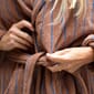 Naram Bathrobe, camel & ultramarine blue_lifestyle7.jpg