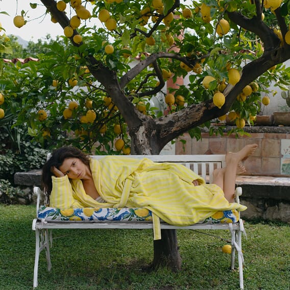 Naram Bathrobe, pristine & neon yellow_lifestyle1 (2).jpg