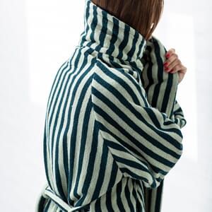 Naram Bathrobe, sea foam & deep teal_lifestyle2 (1).jpg