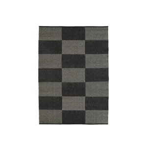 Gulvteppe Check Black 170x240