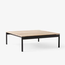 Ville Outdoor Coffee Table AV50 Warm Black frame Teak