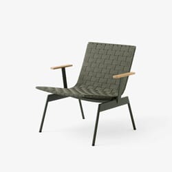 Ville Outdoor Lounge Chair AV45 With arms Bronze Green